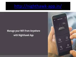 netgear nighthawk app setup