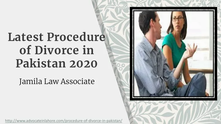 latest procedure of divorce in pakistan 2020