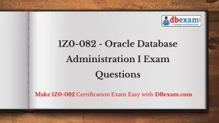 1z0 082 oracle database