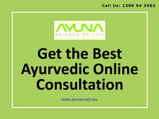 Get the Best Ayurvedic Online Consultation