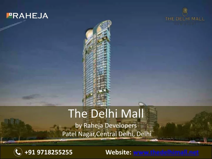 the delhi mall by raheja developers patel nagar