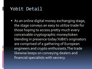 yobit detail