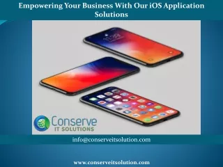 empowering your business with our ios application
