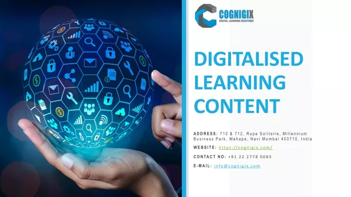digitalised learning content
