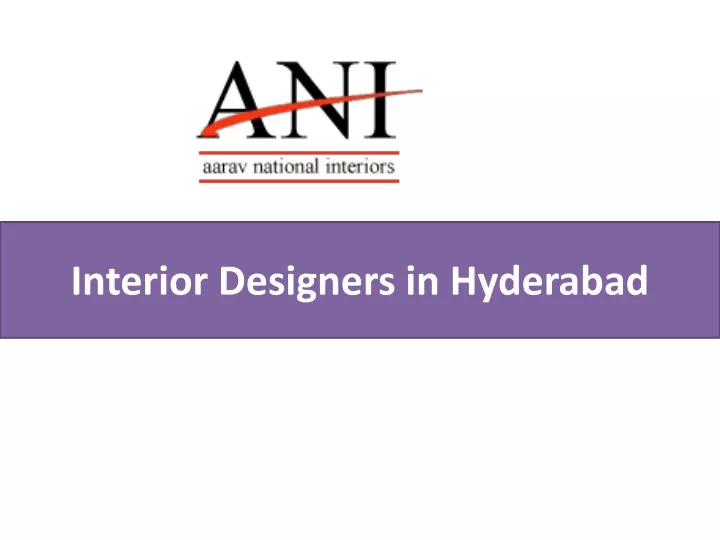 interior designers in hyderabad