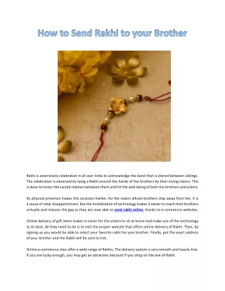 rakhi is extensively celebrated in all over india