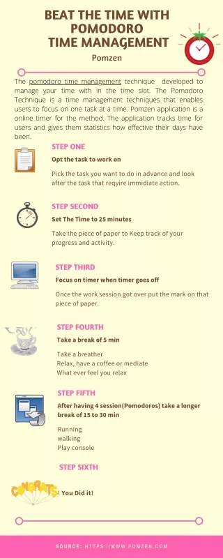 Beat the Time with Pomodoro Time Management