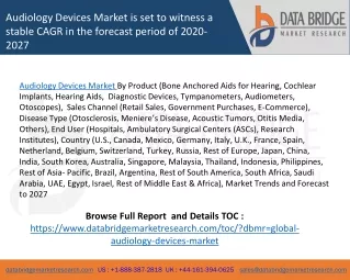 audiology devices market is set to witness
