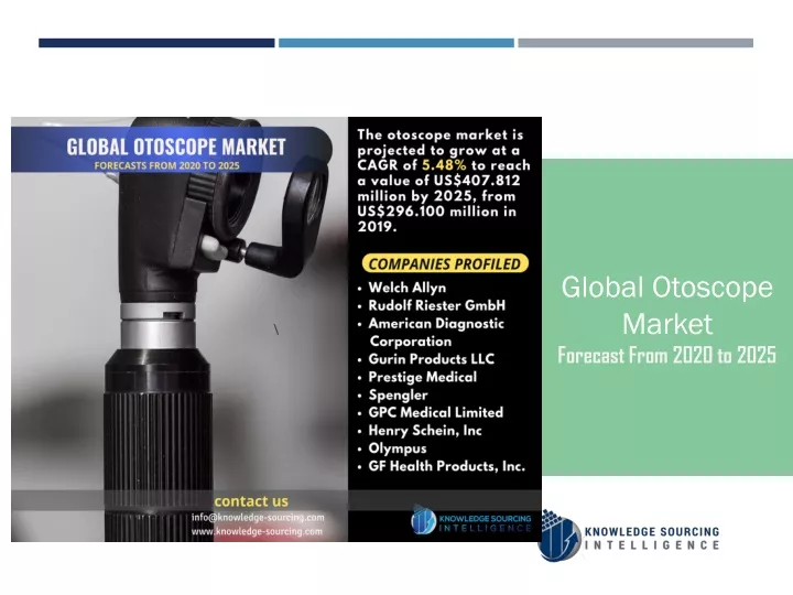 global otoscope market forecast from 2020 to 2025