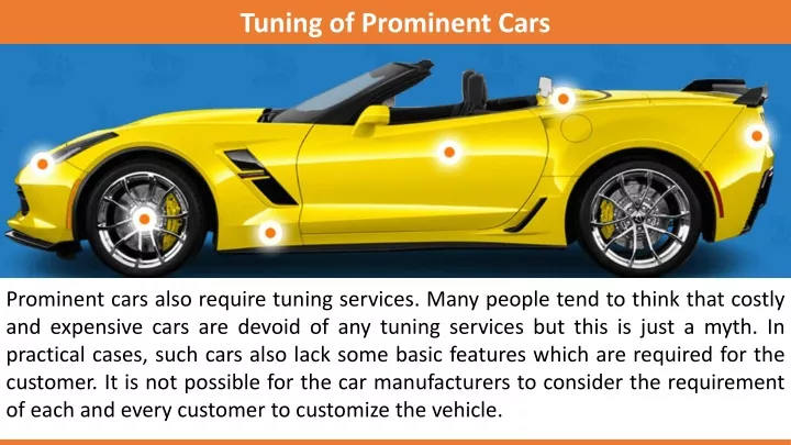 tuning of prominent cars