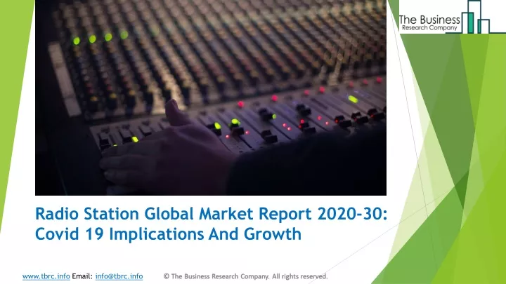 radio station global market report 2020 30 covid 19 implications and growth