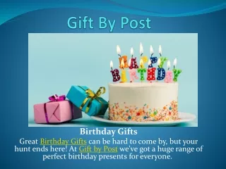 Buy best birthday gifts on Gift by post