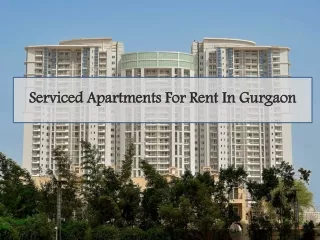 serviced apartments for rent in gurgaon