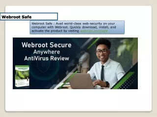Download, Install, Activate with key code - webroot.com/safe