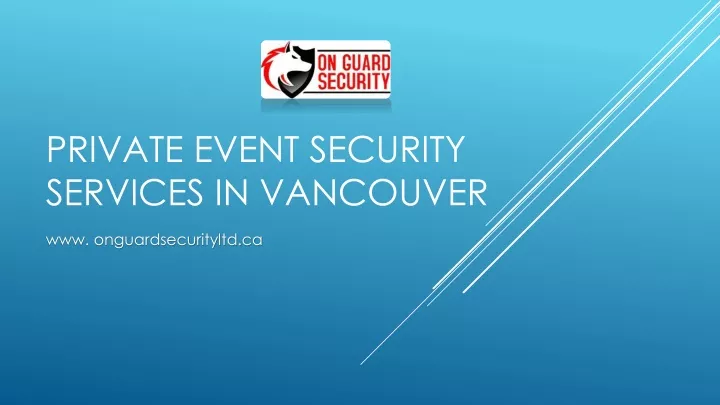 private event security services in vancouver
