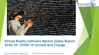 virtual reality software market global report 2020 30 covid 19 growth and change