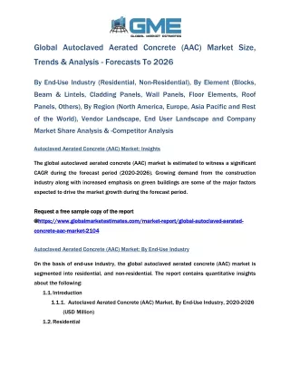 global autoclaved aerated concrete aac market size