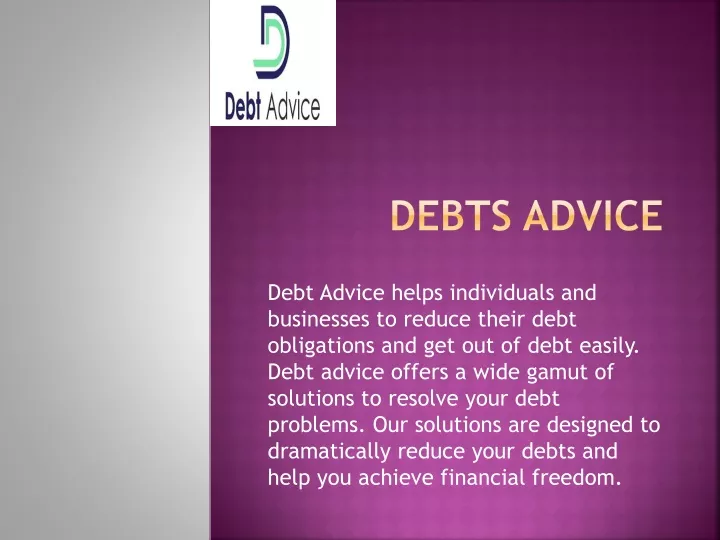 debts advice