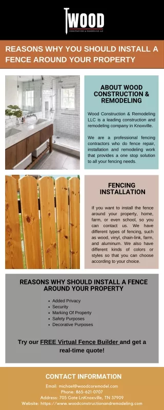 Reasons Why You Should Install A Fence Around Your Property