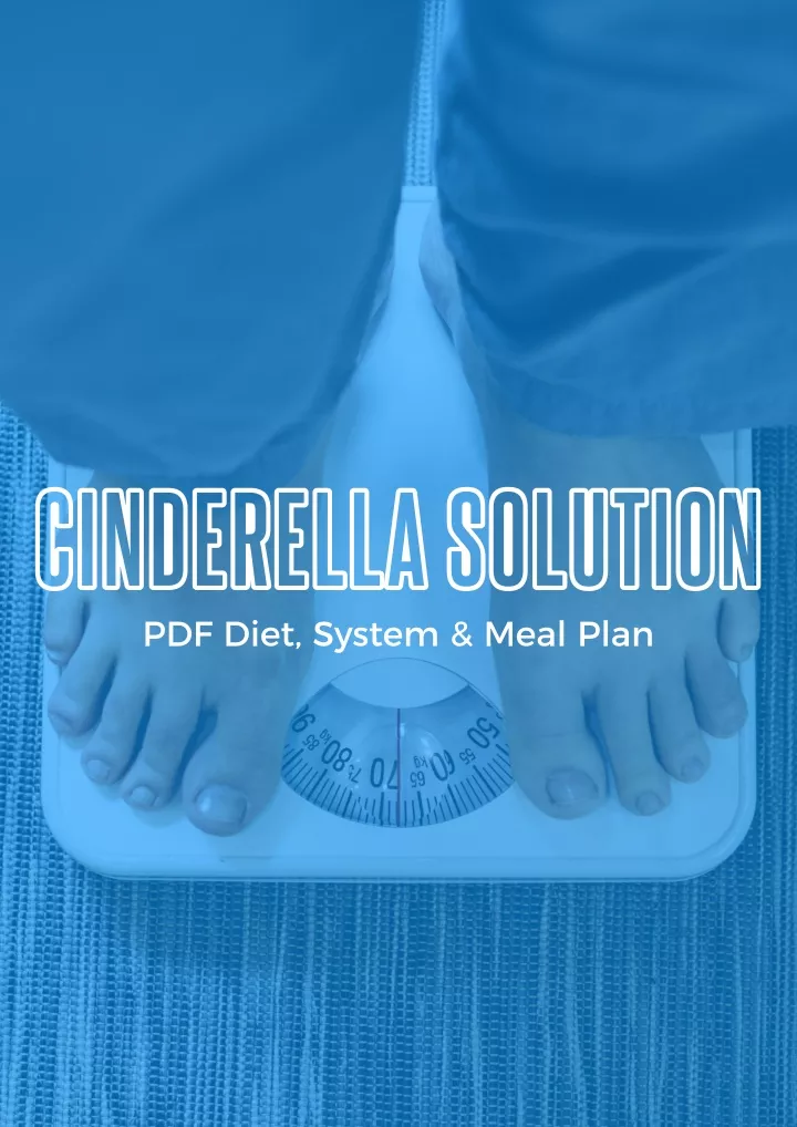 cinderella solution pdf diet system meal plan