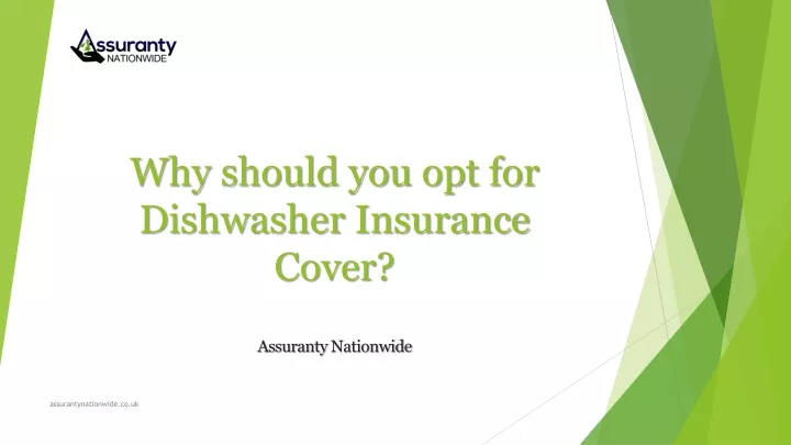 why should you opt for dishwasher insurance cover
