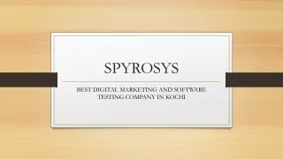 SPYROSYS: Best Digital Marketing Institute