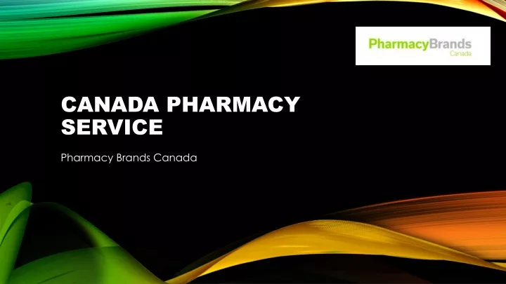 canada pharmacy service