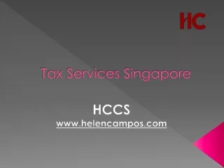 Tax services Singapore – HCCS