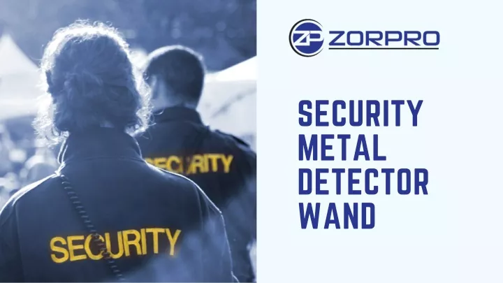 security metal detector wand