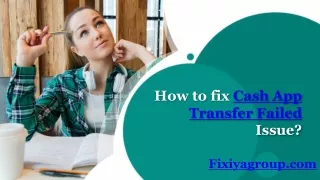 How to fix Cash App Transfer Failed Issue? | Cash App Payment Failed