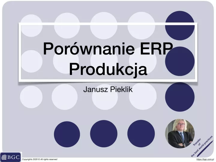 por wnanie erp produkcja