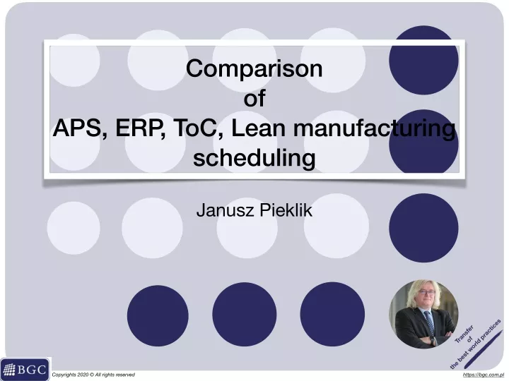 comparison of