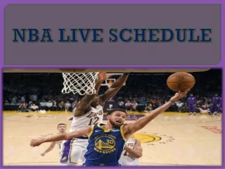 NBA LIVE SCHEDULE