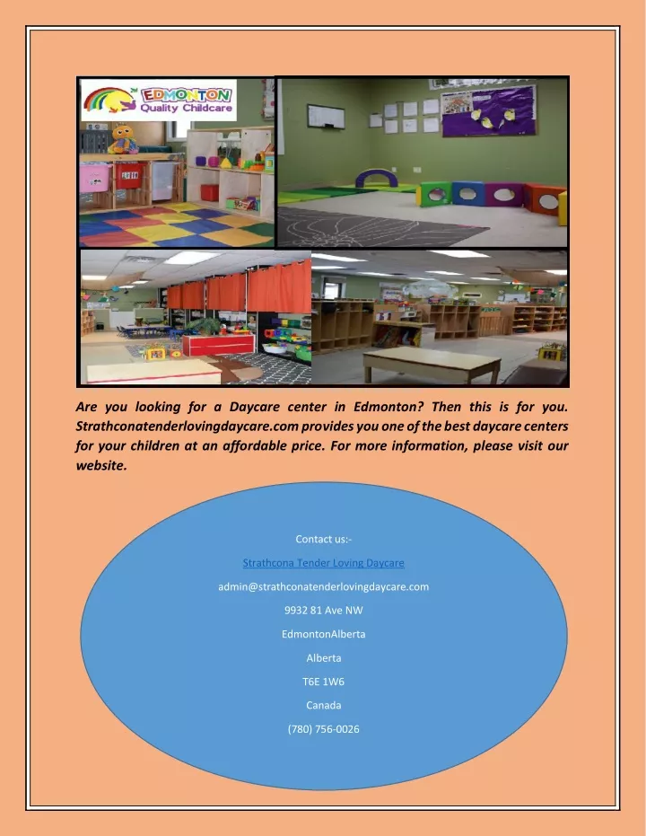 are you looking for a daycare center in edmonton