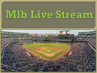 mlb live stream
