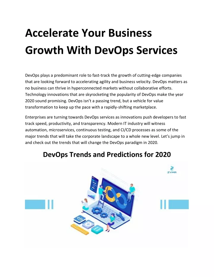 accelerate your business growth with devops