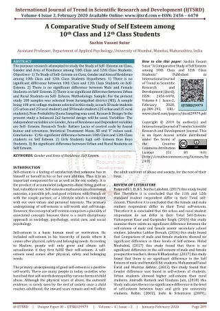 international journal of trend in scientific