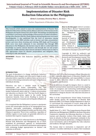 international journal of trend in scientific