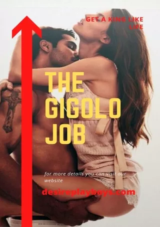 Understanding the Real Truth of Gigolo Call Boy Job