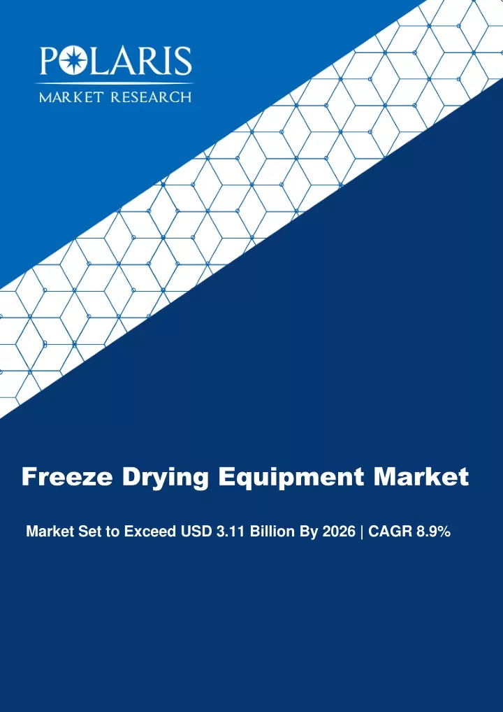 freeze drying equipment market