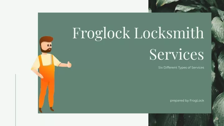 froglock locksmith