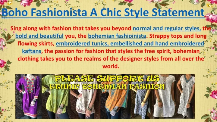 boho fashionista a chic style statement