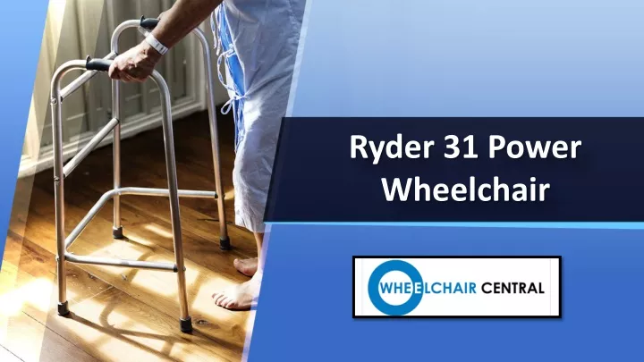 ryder 31 power wheelchair