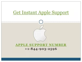 Get Instant Apple Support through Apple Support Phone Number 1-844-903-2596