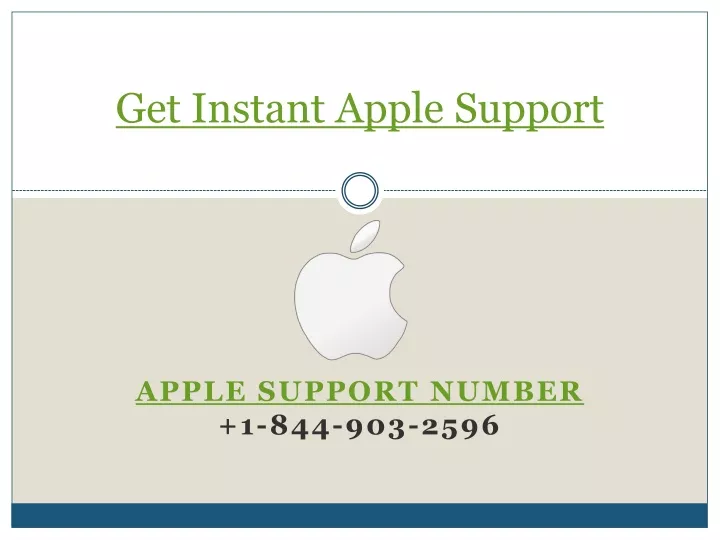 get instant apple support