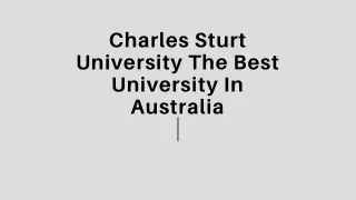 charles sturt university the best university