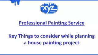 Vancouver Painting Companies - XYZ Painting