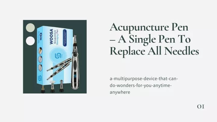acupuncture pen a single pen to replace