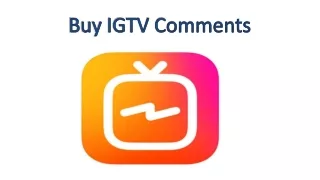 buy igtv comments