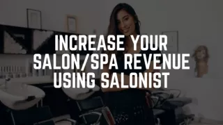 increase your salon spa revenue using salonist